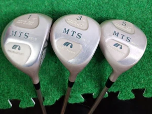 Mitsushiba mts mk-II drivers 1-3-5 titanium face oversized lot TCD shafts bundle - Picture 1 of 22