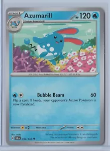 Pokémon 2024 STELLAR CROWN AZUMARILL 034/142 MINT Never Played - Picture 1 of 1
