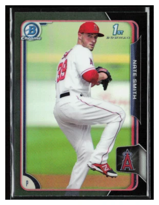 2015 Bowman Chrome Prospects Asia Black Ref #BCP90 Nate Smith - Image 1 of 2