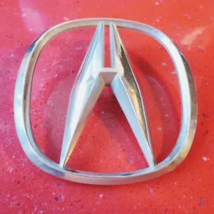 🔰OEM 2002 2003 ACURA TL 3.2 CHROME GRILLE EMBLEM GRILL w MOUNTING SCREWS NICE! - Picture 1 of 3