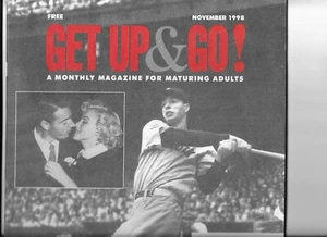 GET UP & GO MAGAZIN, NOV.1998-DIMAGGIO COVER STORY-"GOLDEN GUY:JOE DIMAGGIO" - Bild 1 von 6