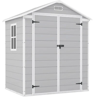 Patiowell Resin Outdoor Storage Shed-Perfect to Store Patio Furniture