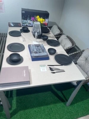 Cane-Line Pure Dining Table Designed By Foersom & Hiort-Lorenzen MD - EX-DISPLAY - Image 1 of 4