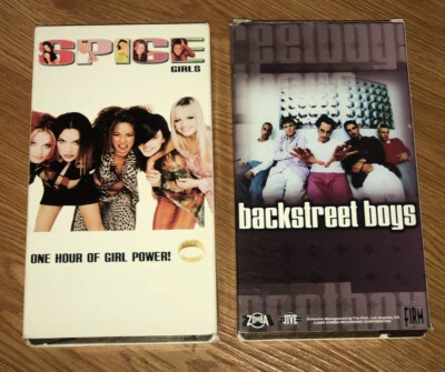 Vintage Spice Girls / Backstreet Boys VHS Cassette Tape Movies Girl Power BSB - Image 1 of 4