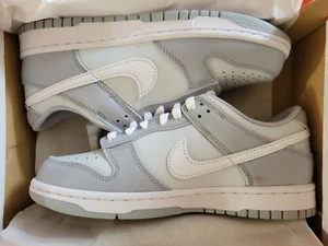 Nike Dunk Low GS 'Pure Platinum Wolf Grey' DH9765-001 Size 6Y/7.5W New w/ Defect - Picture 1 of 3