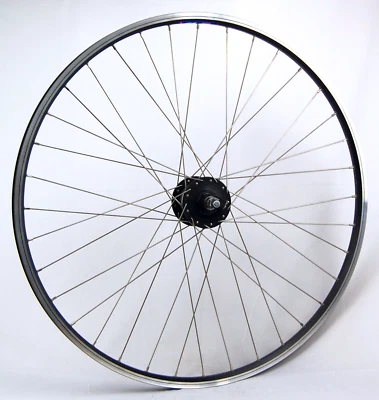 Vorderrad geöst schwarz 28" Shimano Nexus Nabendynamo DH-C3000 auch für 29 Zoll - Bild 1 von 3