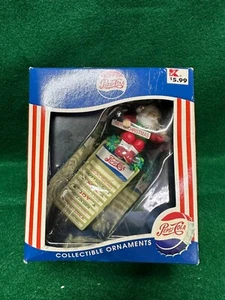 Pepsi-Cola Santa Claus Collectible Holiday Christmas Ornaments Vintage - Picture 1 of 2