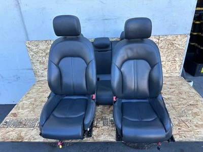 JUEGO ASIENTOS CUERO TÉRMICO/VENTILADO DELANTERO/TRASERO NEGRO 80K OEM 12-18 AUDI A6 S6 Foto 1 de 4