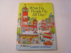 Richard Scarry's What Do People Do All Day, Abridged, Random House, 1990s - Picture 1 of 3
