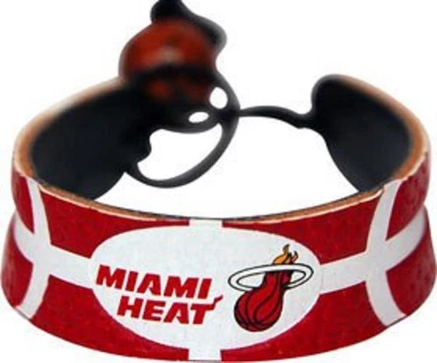 Miami Heat Team Color Basketball Bracelet [NEW] NBA Jewelry Necklace Wrist Cover