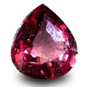 Granate rodolita rojo rosado 1,19 quilates AAA+ forma de pera de gran aspecto (7 x 6 mm) - Imagen 1 de 1