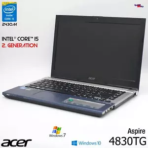 ACER ASPIRE 4830TG PORTÁTIL WINDOWS 10 8GB 120GB LED 14.1 GEFORCE GT 540 - Imagen 1 de 11