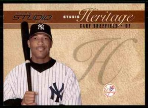 2005 Donruss Studio Heritage Gary Sheffield 0880/1000 New York Yankees