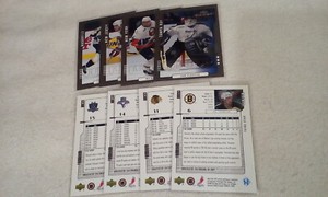 2000-01 Upper Deck MVP Third Star Hockey . Pick cards you need/want.