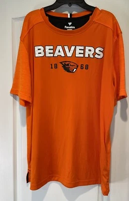 Men's Oregon State OSU Orange T-shirt Beavers Logo XL Two Fabric Types Fanatics - Image 1 of 4