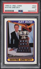 1990 O-Pee-Chee Hockey #522 - Wayne Gretzky ART ROSS TROPHY - PSA 9 (58240023)