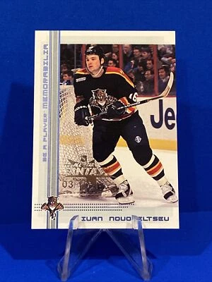 2000-01 BAP Memorabilia All-Star Fantasy Ivan Novoseltseu Panther SSP 03/10 Rare - Image 1 of 2