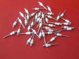 CONNETTORE PIN TORRETTA TERMINALE ISOLATO PTFE (QTY 20) *** NUOVO *** - Foto 1 di 1