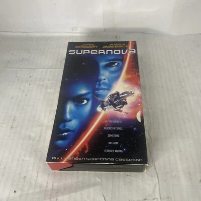 VHS Supernova Horror Sci-Fi James Spader Angela Bassett R-Rated Version Red Tape - Image 1 of 3