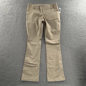 Old Navy Womens Pants Beige Size 4 Maternity Bootcut Side Panel Polyester Blend - Picture 1 of 15