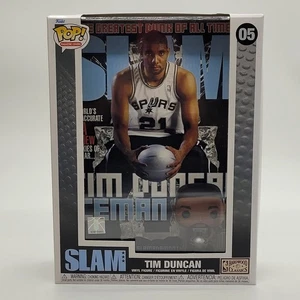 Funko Pop! Slam Cover NBA San Antonio Spurs - Tim Duncan #05 New - Picture 1 of 12