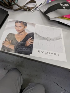 Bvlgari Zendaya Magazine Fashion Print Ad 2 pages - Picture 1 of 7