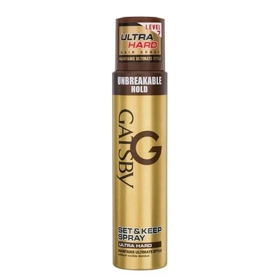 Gatsby Set And Keep Hair Spray Ultra Hard For Shiny Hair 250ml - Bild 1 von 4