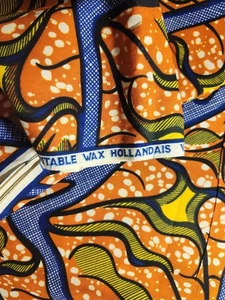 Tela de cera africana Vlisco en Holanda 6 yardas - Imagen 1 de 3