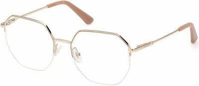 GUESS GU2935 033 Gold Metal Optical Semi Rimless Eyeglasses Frame 52-18-140 - Image 1 of 3