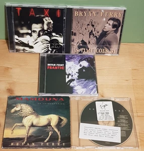 BRYAN FERRY CD Bundle: 3 CD Albums FRANTIC as time goes by TAXI & 2 CD Singles - Picture 1 of 2