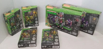 TMNT Mega Bloks Collector's Series Metal Shell Turtles and Villain Packs - Image 1 of 4