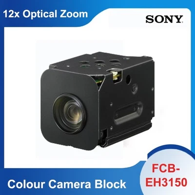 SONY FCB-EH3150 12x Zoom HD 1280 x 720P Color Block Camera 1/4-type Exmor CMOS - Image 1 of 4