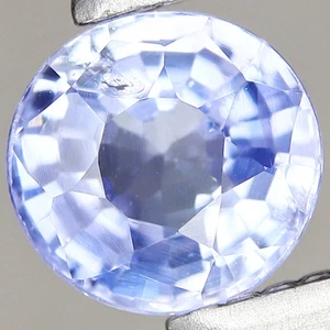 0,38ct t.w 4mm runder natürlicher blauer Saphir Edelstein Songea, Tansania - Bild 1 von 4
