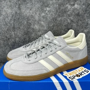 Adidas Originals Handball Spezial Shoes Mens Size 9 Grey Cream Suede IF7086 - Picture 1 of 10