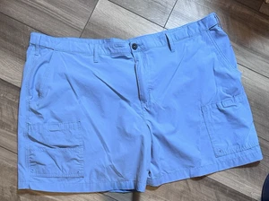 Pantaloncini Magellan donna taglie forti 3X vestibilità classica denim scuro/chambray - nuovi senza etichette - Foto 1 di 16
