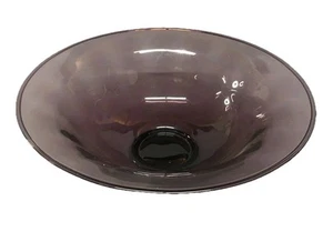 VINTAGE ANTIQUE STEUBEN AMETHYST ART GLASS CONSOLE CENTER BOWL - Picture 1 of 6