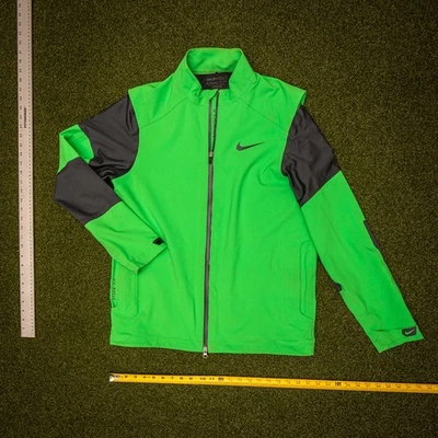 **RARO** Chaqueta Nike Golf Hyperadapt Storm-FIT - Verde Neón - Mediana Foto 1 de 4