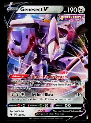 Genesect V #185/264 Pokemon SWSH08: Fusion Strike - Image 1 of 2