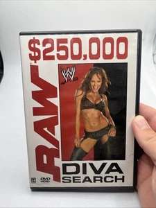WWE RAW - $250,000 DIVA Search DVD (2004) with Insert  WWF HTF OOP Rare - Bild 1 von 4