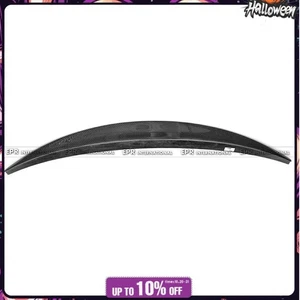 For Audi S4 4Door HK Style 13-16 Carbon Fiber Rear Boot Lip Spoiler Wing Panel - Picture 1 of 6
