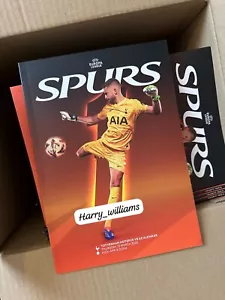 IN STOCK/POSTING TODAY TOTTENHAM HOTSPUR SPURS v AZ ALKMAAR 13/03/2025 PROGRAMME - Picture 1 of 2