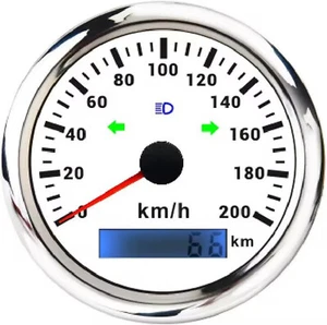 85mm Boat GPS Speedometer 0-200Km/h Odometer Gauge For Car Truck ATV Motorcycle - Picture 1 of 6