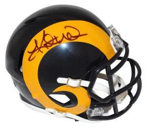 Kurt Warner Autographed Los Angeles Rams Spd TB Mini Helmet BAS 40333 - Picture 1 of 3