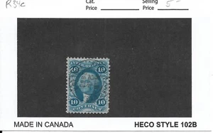 10c Contract Tax Stamp, Sc # R34c, used. Nice Canx (55838) - Picture 1 of 1
