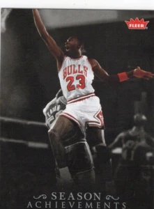 2007-08 Fleer Box Set Season Achievements Michael Jordan card SH19 Chicago Bulls - Picture 1 of 2