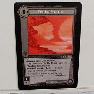 MECCG "AGAINST THE SHADOW"--- THE IRON-DEEPS --- NM / MINT - Picture 1 of 1