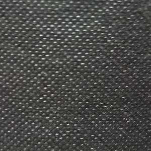 36"WIDE NON WOVEN SYNTHETIC POLYPROPYLENE DIPRYL BLACK SEATING UPHOLSTERY FABRIC - Picture 1 of 3