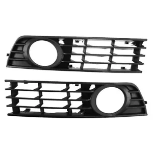 1Pair Bumper Lower Grill Fog Light Grilles Cover Fit for Audi A4 B6 2002-2005 AS - Bild 1 von 4