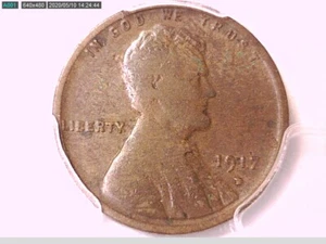 1917 D Lincoln Wheat Cent PCGS G 06 37883191 Video - Picture 1 of 3