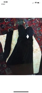 Damen SCHWARZES BICICI BY CARABELLA TRÄGERLOSES ABENDKLEID/KLEID MIT SCHAL GR. S - Bild 1 von 12